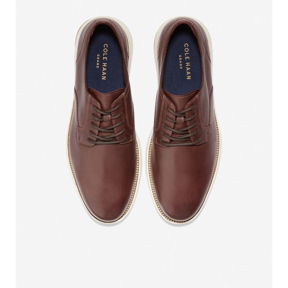 Cole Haan Men's Grand Atlantic Casual Oxford Shoes Smooth Leather Brown Size 11 - Picture 9 of 12